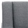 Safavieh Somerled Wood and Metal Accent Chair in Gray / Black