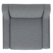 Safavieh Somerled Wood and Metal Accent Chair in Gray / Black