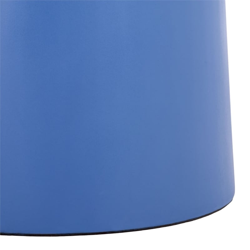 Safavieh Selk Wood and Metal Accent Table in Blue