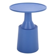 Safavieh Selk Wood and Metal Accent Table in Blue