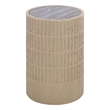 Safavieh Venti Wood Accent Table in Taupe / Black