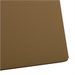 Safavieh Banks Wood and Steel Accent Table in Mustard / Silver