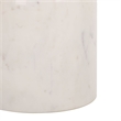 Safavieh Harlowe  Marble and Iron Accent Table in Black / White