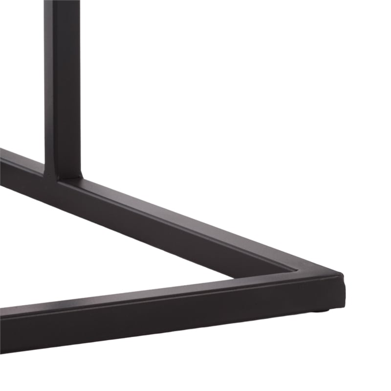 Safavieh Amirah Wood Accent Table in Natural / Black