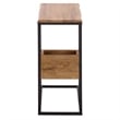 Safavieh Amirah Wood Accent Table in Natural / Black