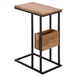 Safavieh Amirah Wood Accent Table in Natural / Black