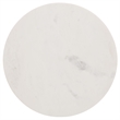 Safavieh Kyla Wood and Marble Accent Table in Black / White
