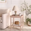Safavieh Starlyn Wood Accent Table in Pink