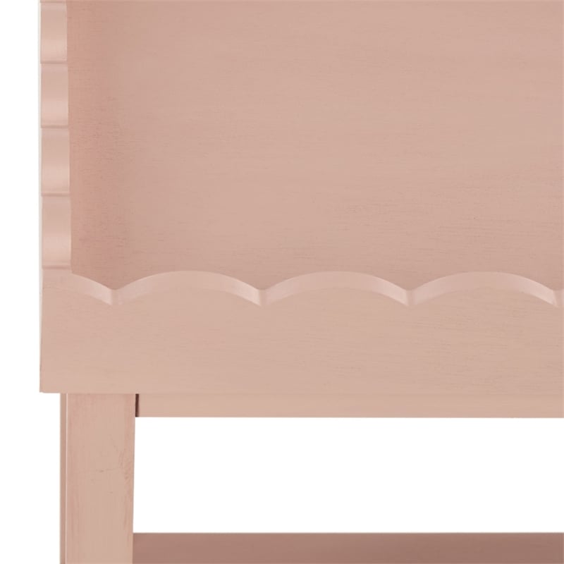 Safavieh Starlyn Wood Accent Table in Pink