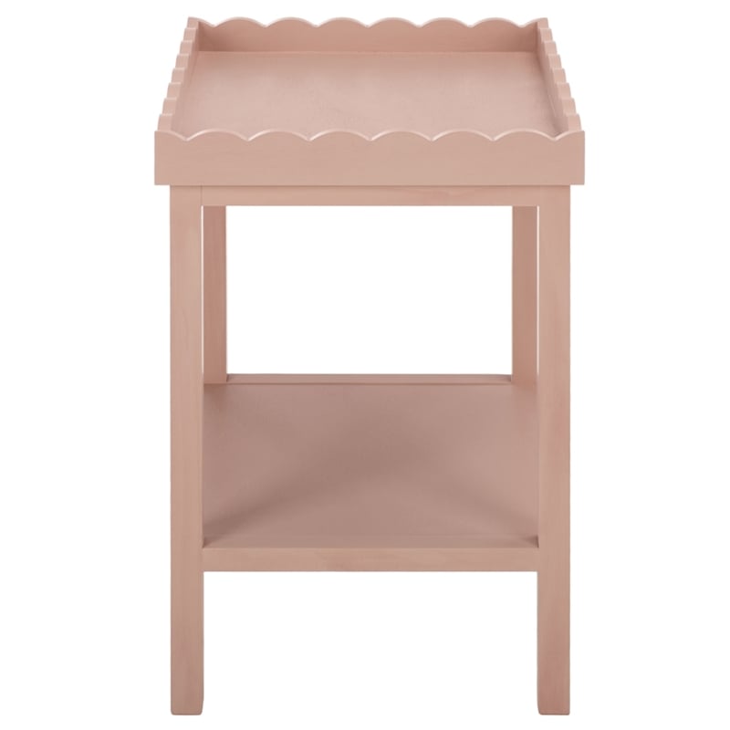 Safavieh Starlyn Wood Accent Table in Pink