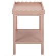 Safavieh Starlyn Wood Accent Table in Pink