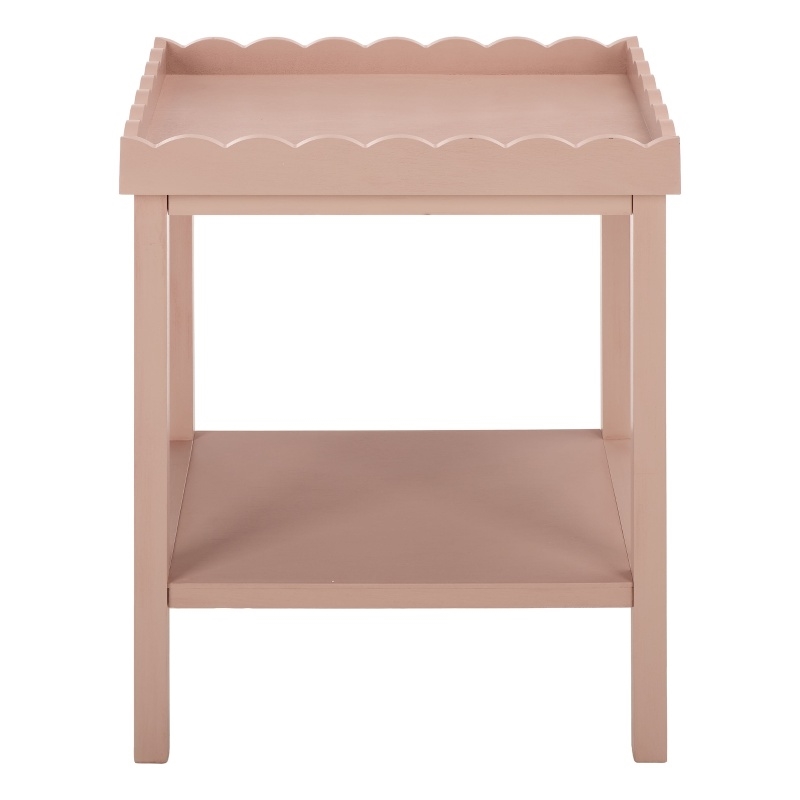 Safavieh Starlyn Wood Accent Table in Pink