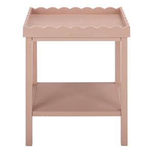 Safavieh Starlyn Wood Accent Table in Pink
