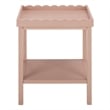 Safavieh Starlyn Wood Accent Table in Pink