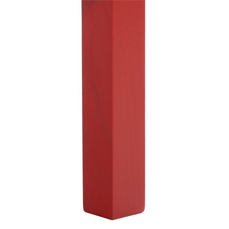 Safavieh Starlyn Wood Accent Table in Red