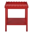 Safavieh Starlyn Wood Accent Table in Red