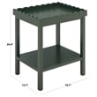Safavieh Starlyn Wood Accent Table in Green