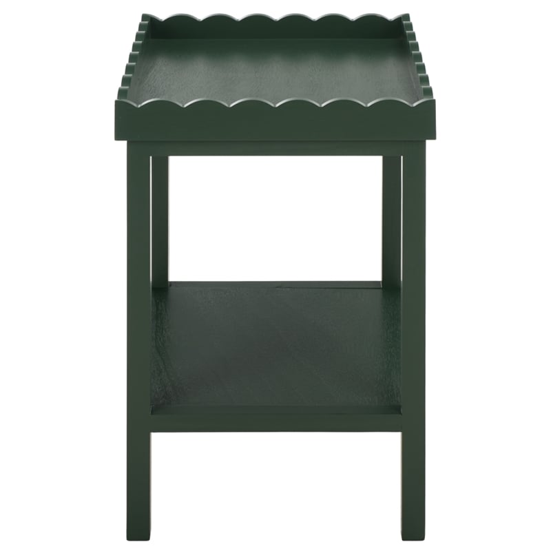 Safavieh Starlyn Wood Accent Table in Green