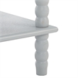 Safavieh Dilyn 3 Shelf Wood Accent Table in Gray