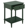 Safavieh Orbis One Wood Drawer Accent Table in Green