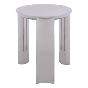 Safavieh Mander Metal Accent Table in Silver
