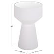 Safavieh Nolita Iron Accent Table in White