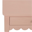 Safavieh Haven 1 Wood Top Drawer Accent Table in Pink