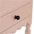 Safavieh Haven 1 Wood Top Drawer Accent Table in Pink