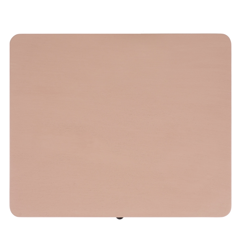 Safavieh Haven 1 Wood Top Drawer Accent Table in Pink