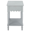 Safavieh Haven 1 Wood Top Drawer Accent Table in Gray