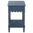 Safavieh Haven 1 Wood Top Drawer Accent Table in Blue