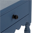 Safavieh Haven 1 Wood Top Drawer Accent Table in Blue