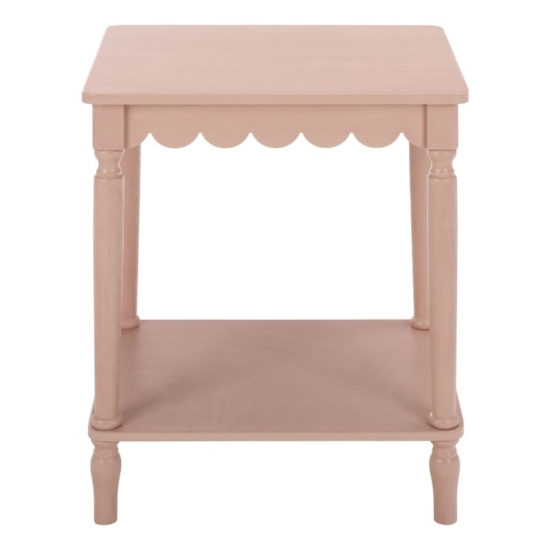 Safavieh Haven Wood Accent Table in Pink