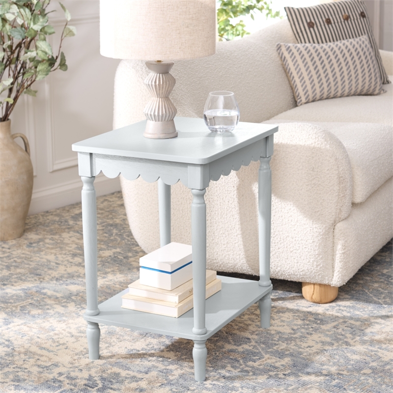 Safavieh Haven Wood Accent Table in Gray
