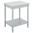 Safavieh Haven Wood Accent Table in Gray