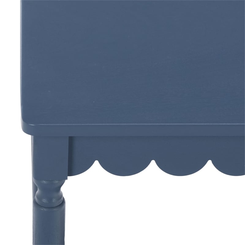Safavieh Haven Wood Accent Table in Blue