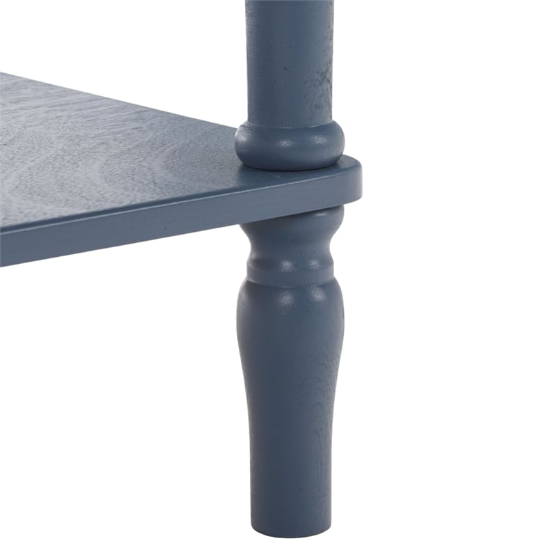 Safavieh Haven Wood Accent Table in Blue
