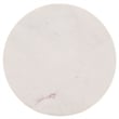 Safavieh Daveigh Round Iron and Marble Drink Accent Table in White / Gold