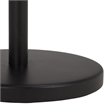 Safavieh Daxton Round Iron and Marble Drink Accent Table in White / Black