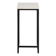 Safavieh Dimitar Square Iron and Marble Drink Accent Table White / Black