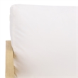 Safavieh Montford Wood and Fabric Accent Chair in Natural White