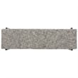 Safavieh Zhanna Iron Bench Cushion in Navy / Black