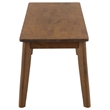 Safavieh Tevin Wood Bench in Walnut