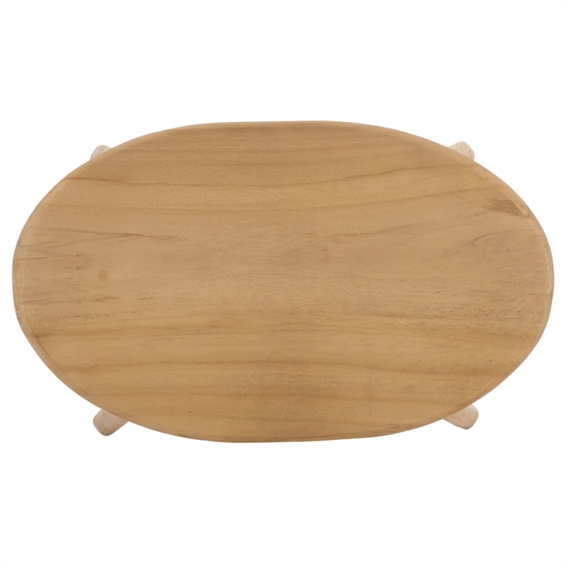 Safavieh Rancho Wood Counter Stool in Natural