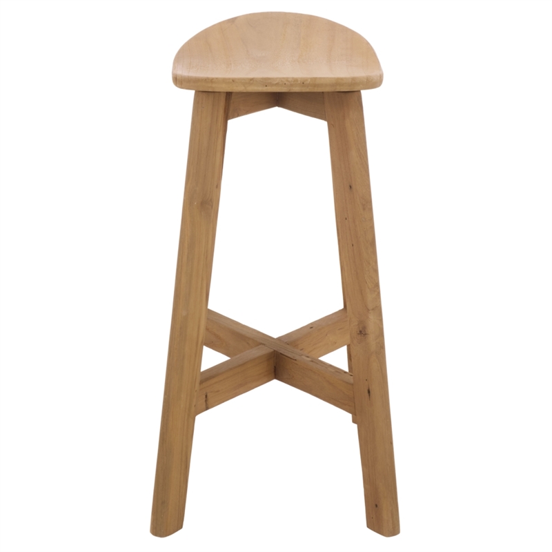 Safavieh Rancho Wood Counter Stool in Natural