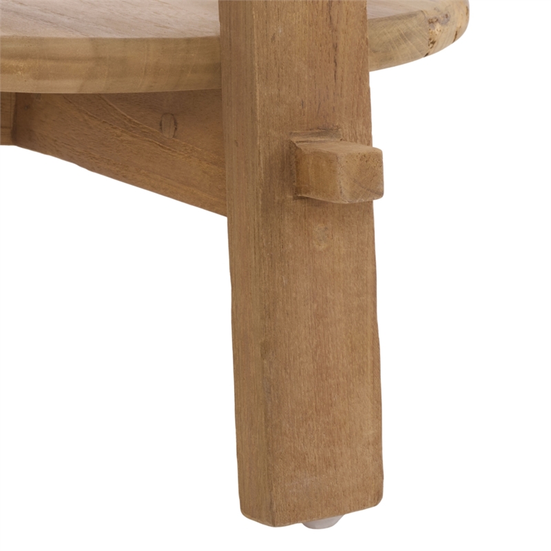 Safavieh Springs Wood Counter Stool in Natural