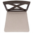 Safavieh Alanda Wood Counter Chair in Beige / Ash / Brown
