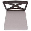 Safavieh Alanda Wood Counter Chair in Light Gray / Ash / Brown