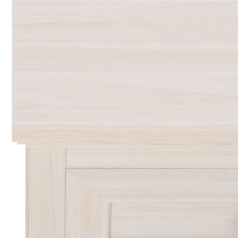 Safavieh Sondra 2 Drawer 1 Shelf Wood Console in Light Oak