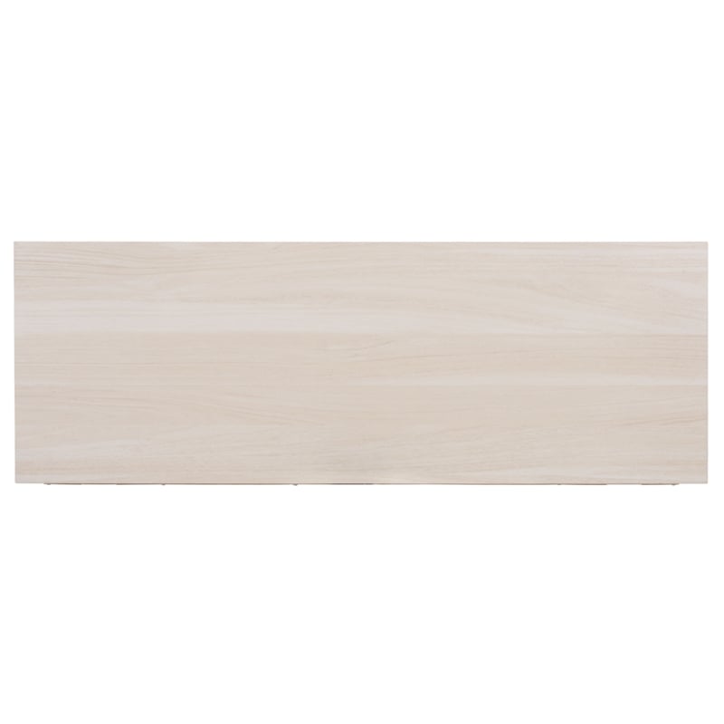 Safavieh Sondra 2 Drawer 1 Shelf Wood Console in Light Oak